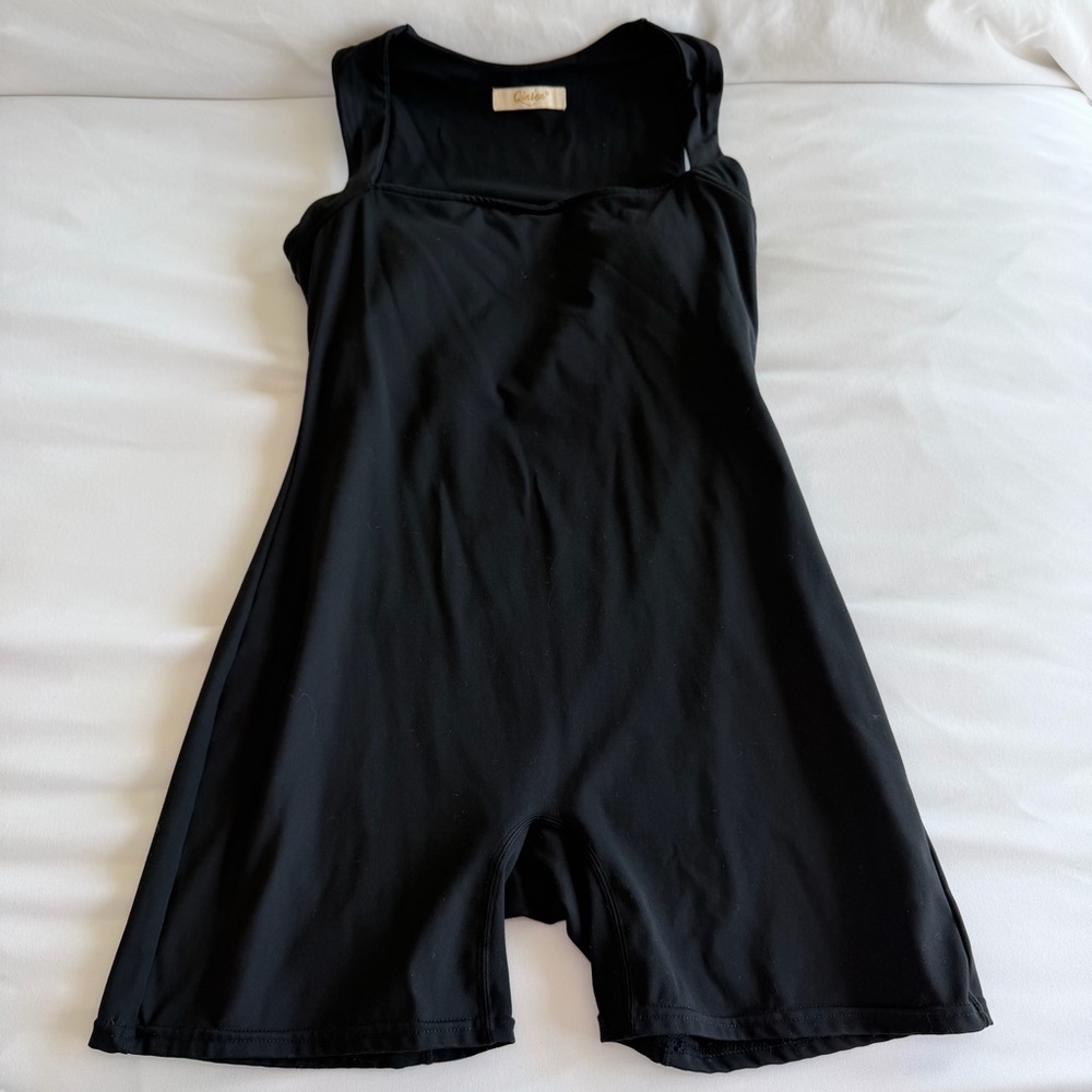 Black Womens workout One Piece
